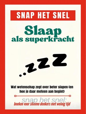 cover image of Slaap als superkracht: Wat wetenschap zegt over beter slapen (en hoe je daar meteen aan begint)